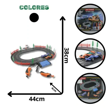 PISTA ELÉCTRICA CARROS F1 A51-1A (BOX X12)
