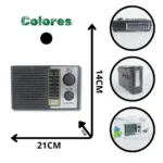 RADIO CON PANEL SOLAR BECK PLAY BP-R007BTS