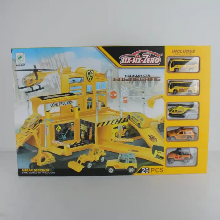 SET DE BOMBEROS CARROS METÁLICOS Y SONIDO 660-A66 (BOX X24) - Imagen 3