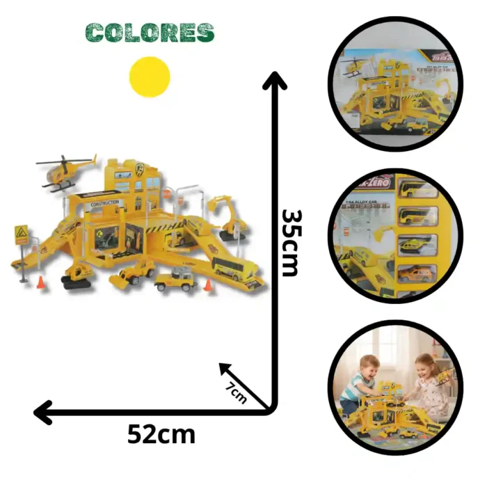 SET DE BOMBEROS CARROS METÁLICOS Y SONIDO 660-A66 (BOX X24) - Imagen 1