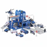 SET DE POLICÍA CARROS METÁLICOS Y SONIDO 660-A68 (BOX X24) - Imagen 2