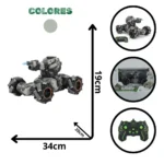 TANQUE MILITAR CONTROL REMOTO DH666-19B