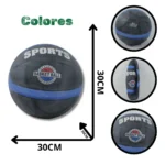 BALÓN BASQUET #7 NEGRO AZUL KE-82 (50)