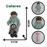 BEBÉ REAL NIÑO KD18935 PELUCHE (BOX X8)