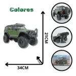 CAMIONETA CONTROL REMOTO VERDE 2014-18DWF2 HB-R1605 (12)