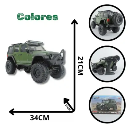 CAMIONETA CONTROL REMOTO VERDE 2014-18DWF2 HB-R1605 (12)