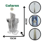 JUEGO CUBIERTOS 24 PCS KE-35