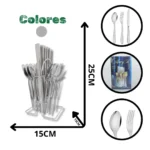 JUEGO DE CUBIERTO 24 PCS KE-36