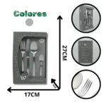 SET CUBIERTOS 24 PCS KE-41