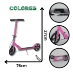 PATINETA ESCUTER METÁLICA GRANDE FRENO 1705 (6)