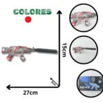 PISTOLA DE HIDROGEL RECARGABLE F970-1 AK47