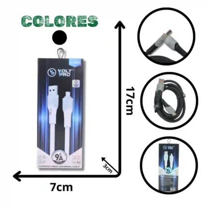 CABLE VOLTPRO USB TIPO C VC-717