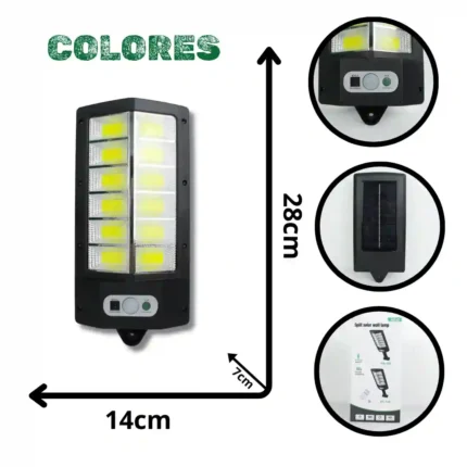 LÁMPARA SOLAR BN3442 HK-160COB (BOX X60)