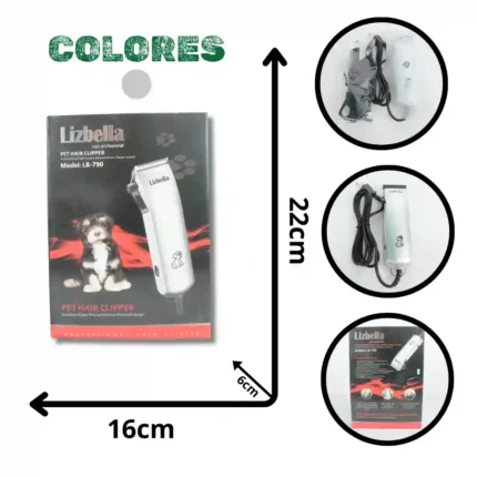 MÁQUINA PELUQUERA MASCOTAS LIZBELLA LB-790