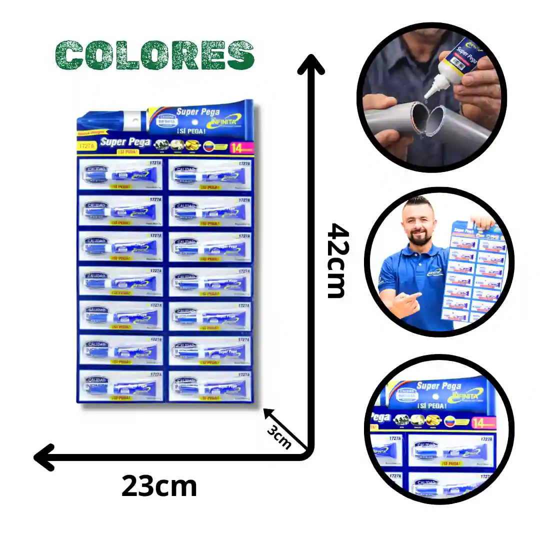 PEGANTE-INFINITA-1727A-CARTON-X14-5G-CON-VISOS-BOX-72-01.webp PEGANTE INFINITA 1727A CARTON X14 5G CON VISOS (BOX 72) - Imagen 1