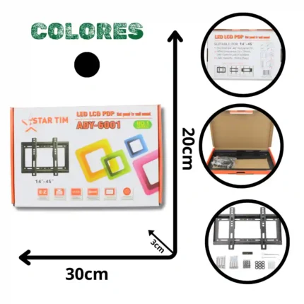 BASE DE TELEVISOR FIJO STAR TIM 6001 ADY-6001
