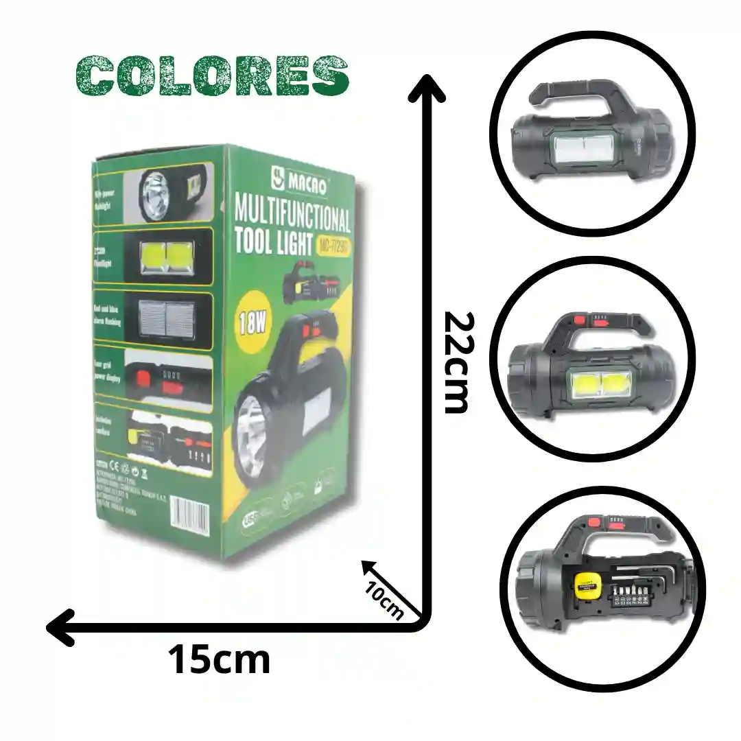 LINTERNA-RECARGABLE-MACAO-18W-MC-7729G-01.webp LINTERNA RECARGABLE MACAO 18W MC-7729G - Imagen 1