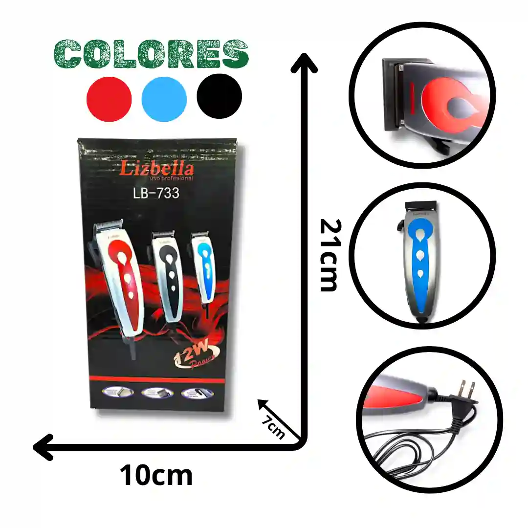MAQUINA-PELUQUERA-LIZBELLA-LB-733-BOX-24-01-1.webp MÁQUINA PELUQUERA LIZBELLA LB-733 (BOX 24) - Imagen 1