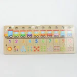 ROMPECABEZAS TREN EDUCATIVO MADERA MY-5 - Imagen 4