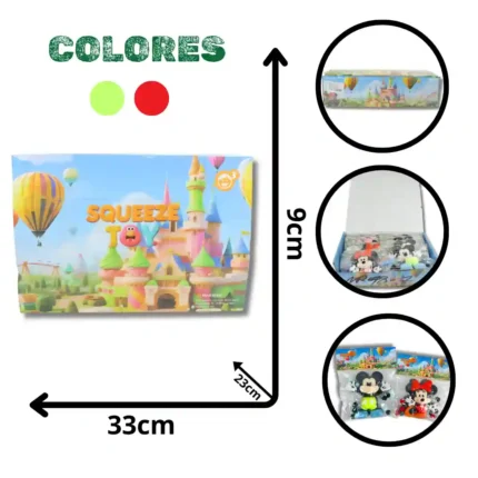 SQUISH MICKEY MINNIE NR98-7