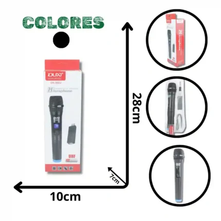 MICRÓFONO PROFESSIONAL WIRELESS DX-300US