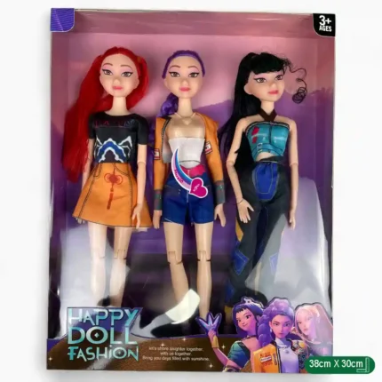 MUÑECA X3 ARTICULADA CON LUZ Y SONIDO MG57878