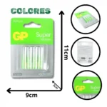 PILA SÚPER ALKALINE GP AAA X4 GP15AETA21-2GSBC4