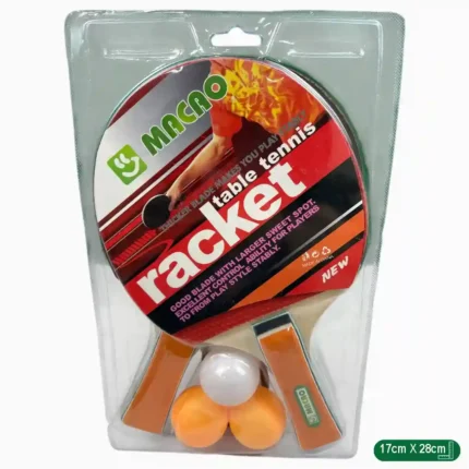 RAQUETA PING PONG CON ACCESORIOS 7011
