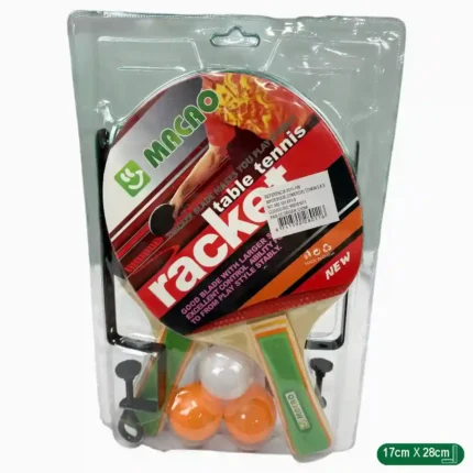 RAQUETA PING PONG CON ACCESORIOS 8011-AW