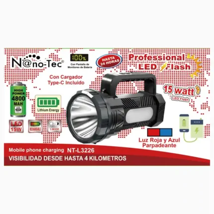 LINTERNA NANOTEC NT-L3226 (X24)