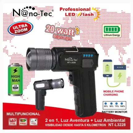 LINTERNA NANOTEC NT-L3228 (X60)