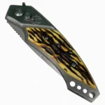 NAVAJA AUTOMÁTICA ESTUCHE NEGRO KA703 - Imagen 2