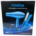 COMBO PLANCHA Y SECADOR PRO NOVA 7 IN 1 PRO-2517 (BOX X32)