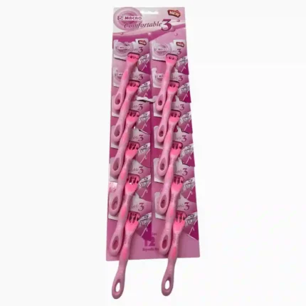 MÁQUINAS DE AFEITAR MUJER MACAO SET X12 MC-1263