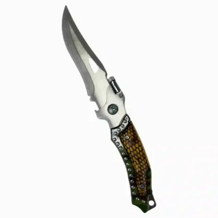 NAVAJA MILITAR BRÚJULA Y LINTERNA D93 (X120)