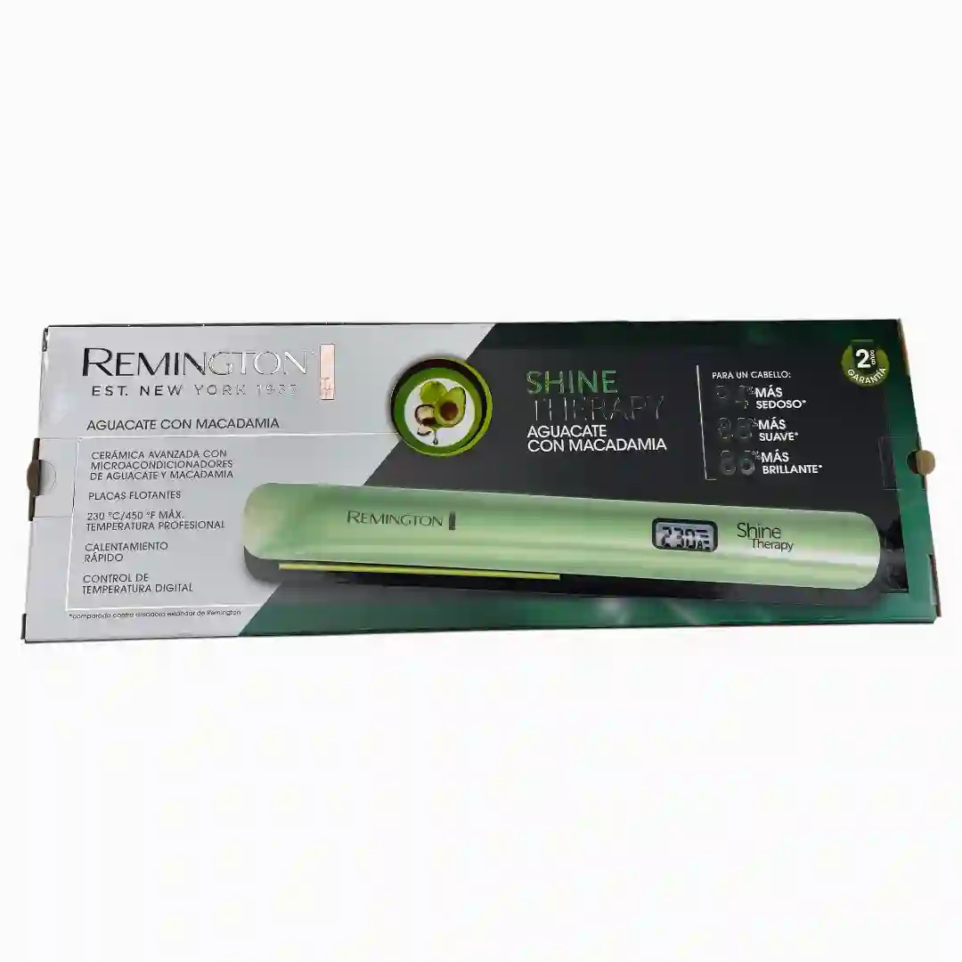PLANCHA-REMINGTON-AGUACATE-CON-MACADAMIA-S9960-ORIGINAL-01.webp PLANCHA REMINGTON AGUACATE CON MACADAMIA S9960 ORIGINAL - Imagen 1