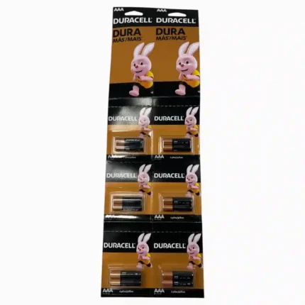 TIRA PILA DURACELL ALKALINA AAA X6 PARES AAA2