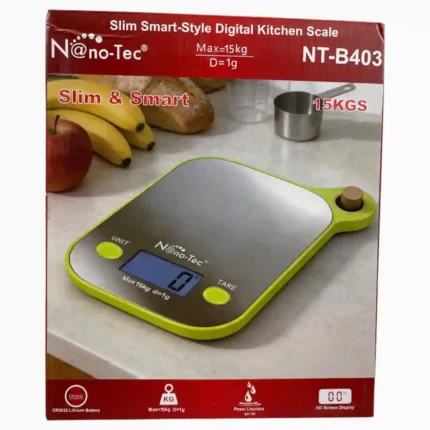BÁSCULA 15KG NANOTEC NT-B403