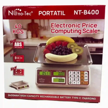 BÁSCULA 40KG NANOTEC NT-B400