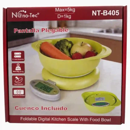 BÁSCULA 5KG NANOTEC NT-B405