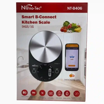 BÁSCULA DIGITAL BLUETOOTH 5KG NANOTEC NT-B406