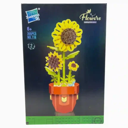 FICHAS PARA ARMAR MACETA DE GIRASOL 116 355 PCS FOX-2339