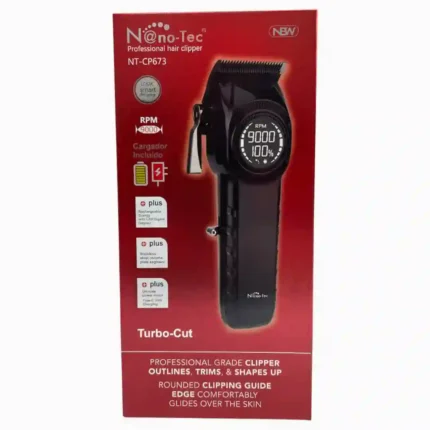 MÁQUINA DE AFEITAR NANOTEC NT-CP673 (BOX X30)