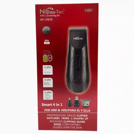 MÁQUINA DE AFEITAR NANOTEC NT-CP679 (BOX X30)