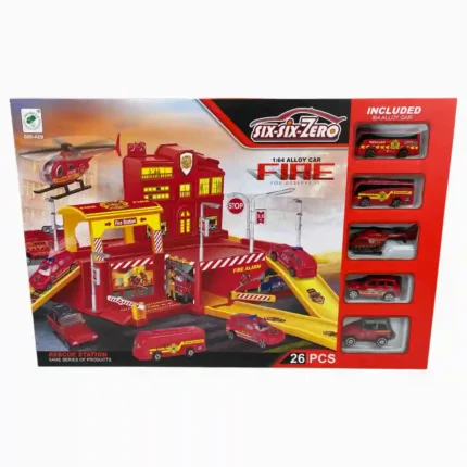 SET DE CONSTRUCCIÓN CARROS METÁLICOS Y SONIDO 660-A69 (BOX X24)