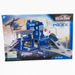 SET DE POLICÍA CARROS METÁLICOS Y SONIDO 660-A68 (BOX X24) - Imagen 3