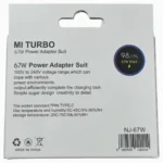 CARGADOR MI TURBO 67W NJ-67W - Imagen 3
