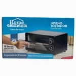 HORNO TOSTADOR HOME ELEMENTS 9L 800W HEHT09N - Imagen 3