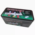 JUEGO DE POKER FICHAS CAJA METÁLICA BN3458 (BOX X12)