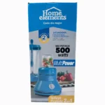 LICUADORA VIDRIO HOME ELEMENTS 500W HELVV500AT - Imagen 3